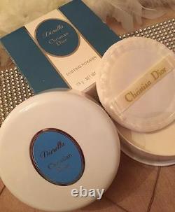 100%AUTHENTIC DIOR DIORELLA PERFUMED DUSTING POWDER&PUFF HUGE 114G ONLY 1on EBAY