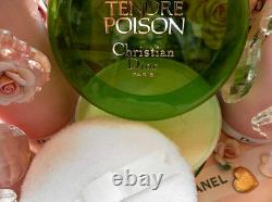 100% Authentic Beyond Rare Dior Tendre Poison Vintage Parfum Talc Dusting Powder