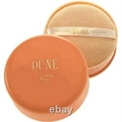 100% Authentic Huge Rare Dior Dune Vintage Perfumed Talcum Dusting Powder&puff