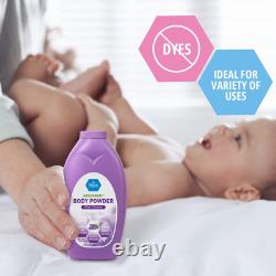 100% Talc-Free Cornstarch Shower Powder Lavender Baby Powder for Odor & Moist