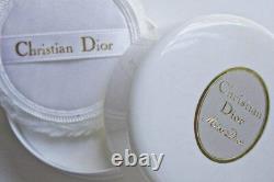 100%authentic Beyond Rare Huge Miss Dior Vintage Perfumed Dusting Powder & Puff