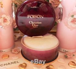 100%authentic Huge Dior Poison Vintage Perfumed Talcum Dusting Powder (reduced)