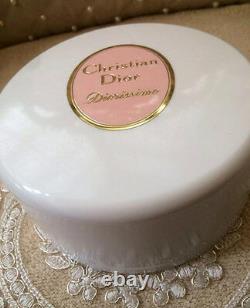 100%authentic Huge Rare Dior Diorissimo Vintage Perfumed Talcum Dusting Powder