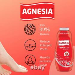 100G x 3 BOTTLES AGNESIA ANTIBACTERIAL HYGIENE CARE POWDER FOR PRICKLY HEAT RASH