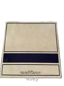 1960s LANVIN ARPEGE DUSTING PERFUMED POWDER BOX & PUFF CAMERA GLARE VTG? NOS