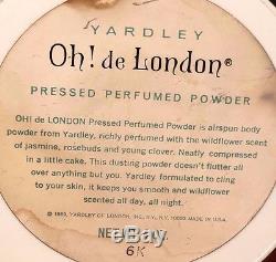 1969 Vintage YARDLEY Oh! De London Dusting Powder Original UNUSED ENGLAND TWIGGY