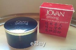 1975 Jovan GINSENG 5 oz Perfumed Dusting Powder Rare Vintage