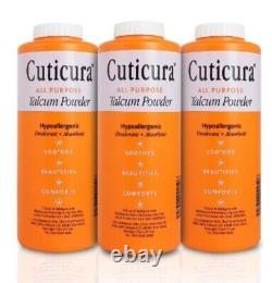 250g Cuticura Talcum Powder Body Talc Deodorant Antiseptic Smooth Body x 3 unit