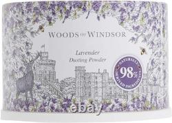3.5 oz Lavender Body Powder with Puff Comforting and Moisture-Absorbing