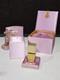 3- Vintage Rare Fashion Two Twenty U-Bath Oil Perfume Powder Purple Silk Boxes