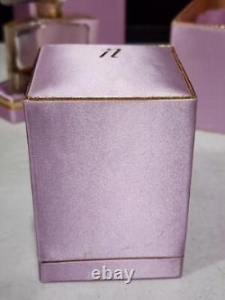 3- Vintage Rare Fashion Two Twenty U-Bath Oil Perfume Powder Purple Silk Boxes
