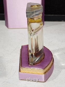 3- Vintage Rare Fashion Two Twenty U-Bath Oil Perfume Powder Purple Silk Boxes