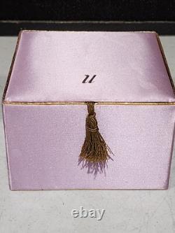 3- Vintage Rare Fashion Two Twenty U-Bath Oil Perfume Powder Purple Silk Boxes