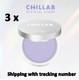 3 x CHILLAB Lavender Matte Purple Powder Oil-Control Dust-Free Sweat-Proof 10g