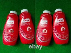 4 X Bottles AGNESIA Hygiene Care Antibacterial Body Dusting Body Powder 100 g