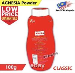 4 X Bottles AGNESIA Hygiene Care Antibacterial Body Dusting Body Powder 100 g