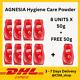 8 UNITS 50g X FREE 50G AGNESIA Hygiene Care Antibacterial Dusting Body Powder