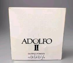 ADOLFO II Perfume Dusting Powder 4.25 oz withDefects