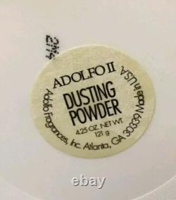 ADOLFO II Perfume Dusting Powder 4.25 oz withDefects