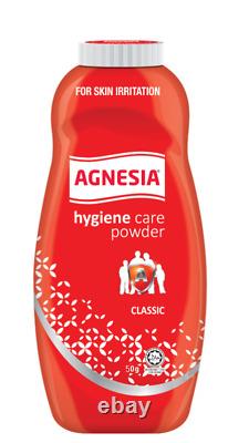 AGNESIA ANTIBACTERIAL POWDER 300g X 4 BOTTLES FOR PRICKLY HEAT HEAT RASH