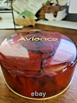AVIANCE Perfumed Dusting Powder 5 oz. Sealed, Faux Tortoiseshell Box