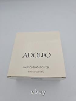 Adolfo Women Perfume Luxurious Dusting Bath Powder 8 oz Boxed New