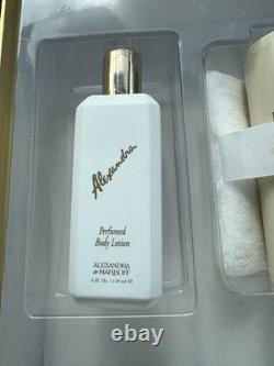 Alexandra De Markoff Body Dusting Powder 2.5 Oz Perfumed Body Lotion 4 Oz & 8.5