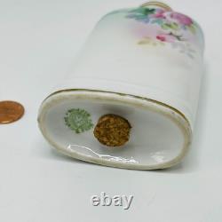 Antique Hand Painted Nippon Dusting Shaker Powder Perfume Talc Vanity Roses