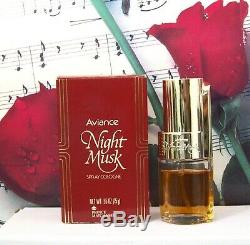 Aviance Night Musk Perfume Oil, Cologne Spray Or Dusting Powder. P. Matchabelli