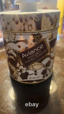 Aviance Vintage Perfumed Dusting Powder 6oz with Puff Used