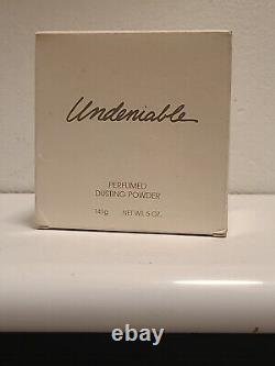 Avon UNDENIABLE Perfumed Dusting Powder Body Powder Talc net wt 5 oz (Sealed)