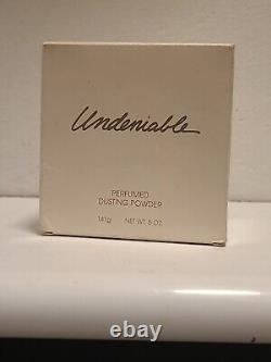 Avon UNDENIABLE Perfumed Dusting Powder Body Powder Talc net wt 5 oz (Sealed)