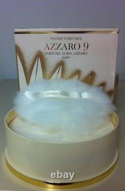 Azzaro 9 Perfumed Dusting Powder 5.3 Oz / 150 G Nib Vintage