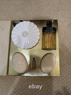 Balenciaga Le Dix Eau De Toilette 2oz 60ml Splash Savon Soap Dusting Powder 4oz