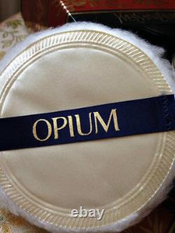 Beyond Rare Huge 120g Ysl Opium Vintage Parfumed Talcum Talc Dusting Body Powder