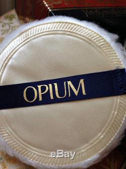 Beyond Rare Huge 120g Ysl Opium Vintage Perfumed Bath Talcum Talc Dusting Powder