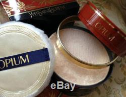 Beyond Rare Huge 120g Ysl Opium Vintage Perfumed Talcum Talc Dusting Body Powder