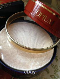 Beyond Rare Huge 120g Ysl Opium Vintage Perfumed Talcum Talc Dusting Body Powder