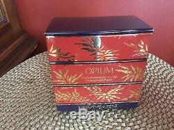 Beyond Rare Huge Sealed 150g Ysl Opium Perfumed Bath Talcum Talc Dusting Powder