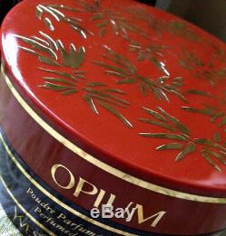 Beyond Rare Sealed Huge 150 G Ysl Opium Vintage Perfumed Talcum Dusting Powder