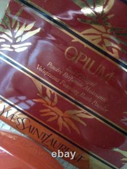 Beyond Rare Sealed Huge 150g Ysl Opium Perfumed Talcum Talc Dusting Bath Powder