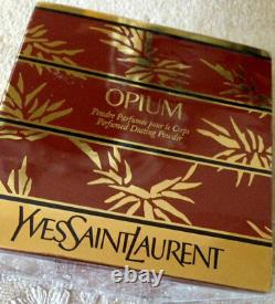 Beyond Rare Sealed Huge 150g Ysl Opium Vintage Perfumed Talcum Dusting Powder