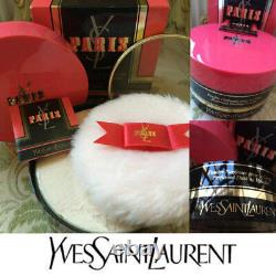 Beyond Rare Sealed Huge 150g Ysl Paris Vintage Parfumed Talcum Dusting Powder