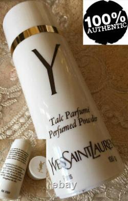 Beyond Super Rare Huge 100g Ysl Y Vintage Perfumed Talcum Talc Dusting Powder