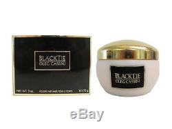 Black Tie 5.0 Oz Perfumed Dusting Powder for Women (NIB) By Oleg Cassini