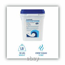 Boardwalk Laundry Detergent Powder, Crisp Clean Scent, 18 Lb Pail