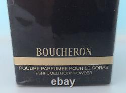 Boucheron For Women Perfumed Body Powder 3.5 Oz. New in Sealed Box + Bonus