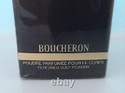 Boucheron For Women Perfumed Body Powder 3.5 Oz. New in Sealed Box + Bonus