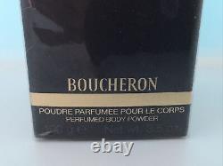 Boucheron For Women Perfumed Body Powder 3.5 Oz. New in Sealed Box + Bonus