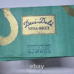Brand New With Box Vintage Nina Ricci Deci Dela Perfumed Dusting Powder 5.3 OZ